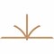 Ekena Millwork Redmond Timber Gable Bracket, Western Red Cedar, 108"W x 49"H x 1 1/2"D x 3 1/2"F, 11/12 Pitch GBW108X49X0204RED00SWR - alternate 1